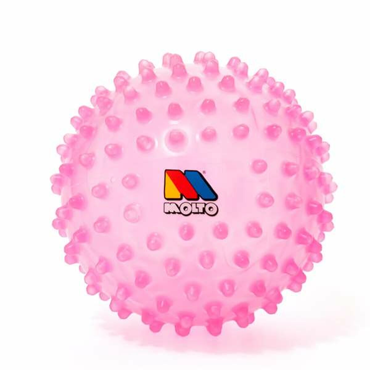Rosa Noppenball Moltó 20 cm Durchmesser - Sensorischer Greifball für Babys