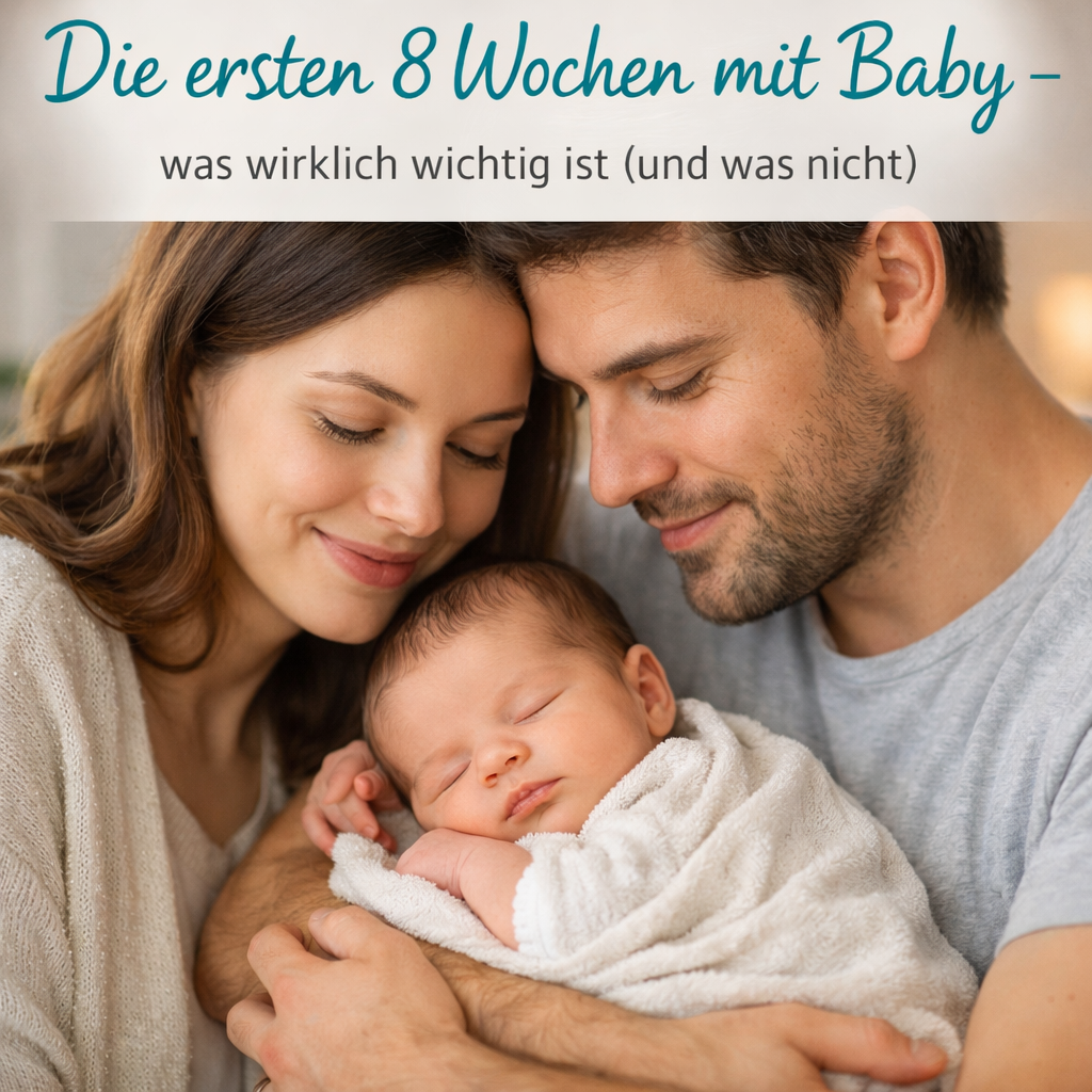 Die ersten 8 Wochen mit Baby – was wirklich wichtig ist (und was nicht)