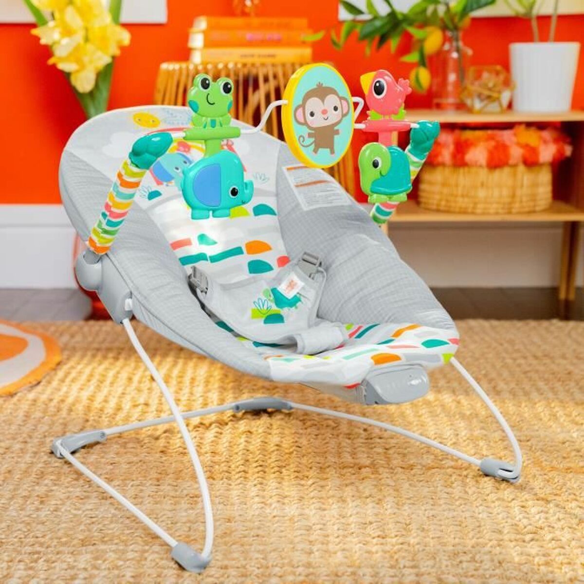 Baby-Liegestuhl Bright Starts Weiß