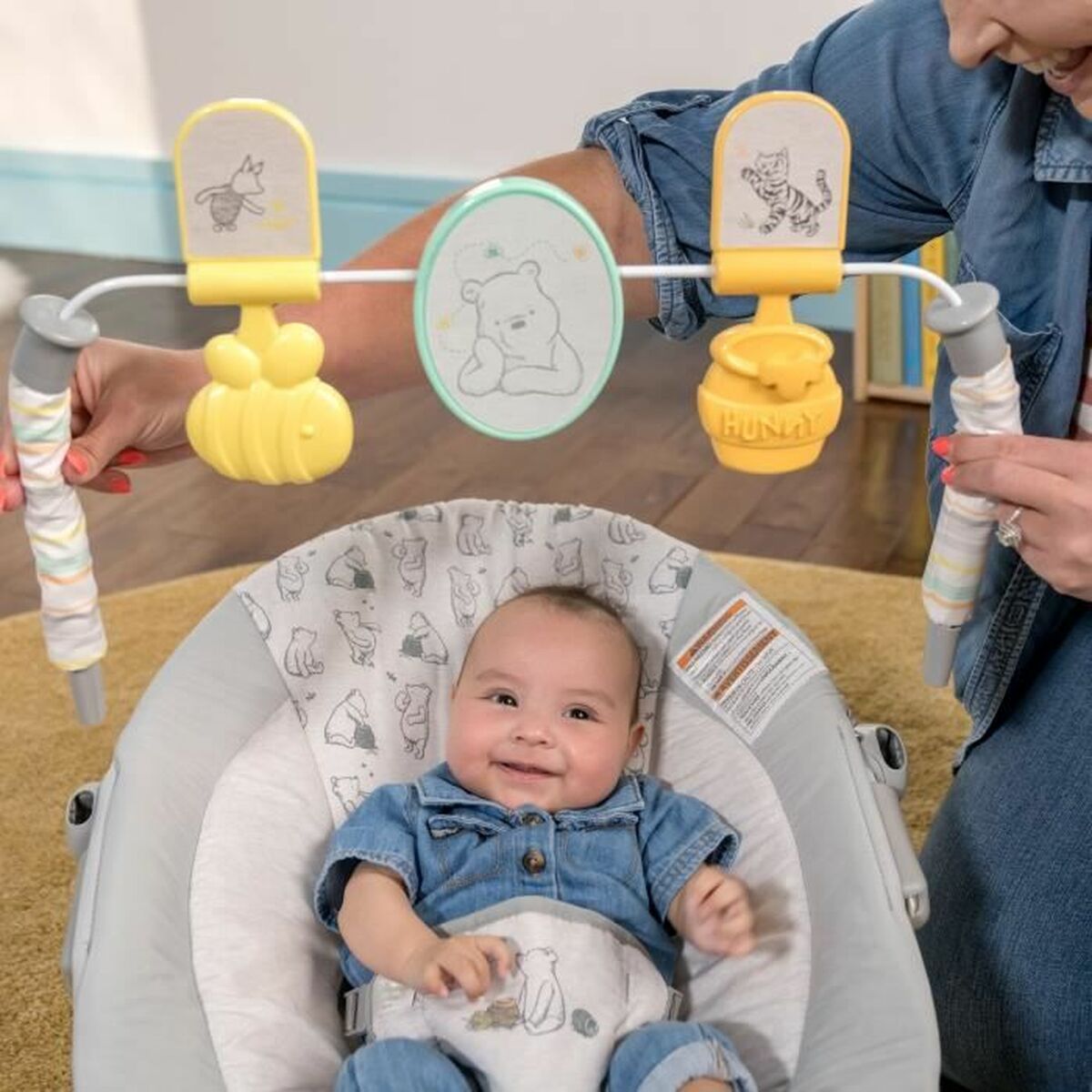 Baby-Liegestuhl Bright Starts Blau