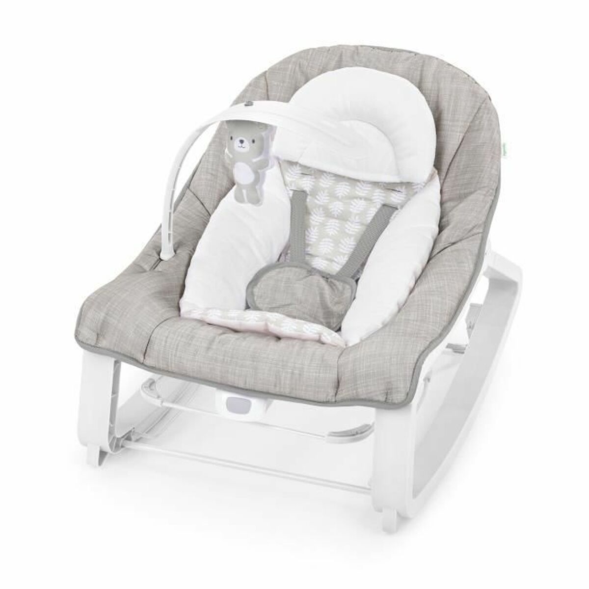 Baby-Liegestuhl Ingenuity Weiß Grau