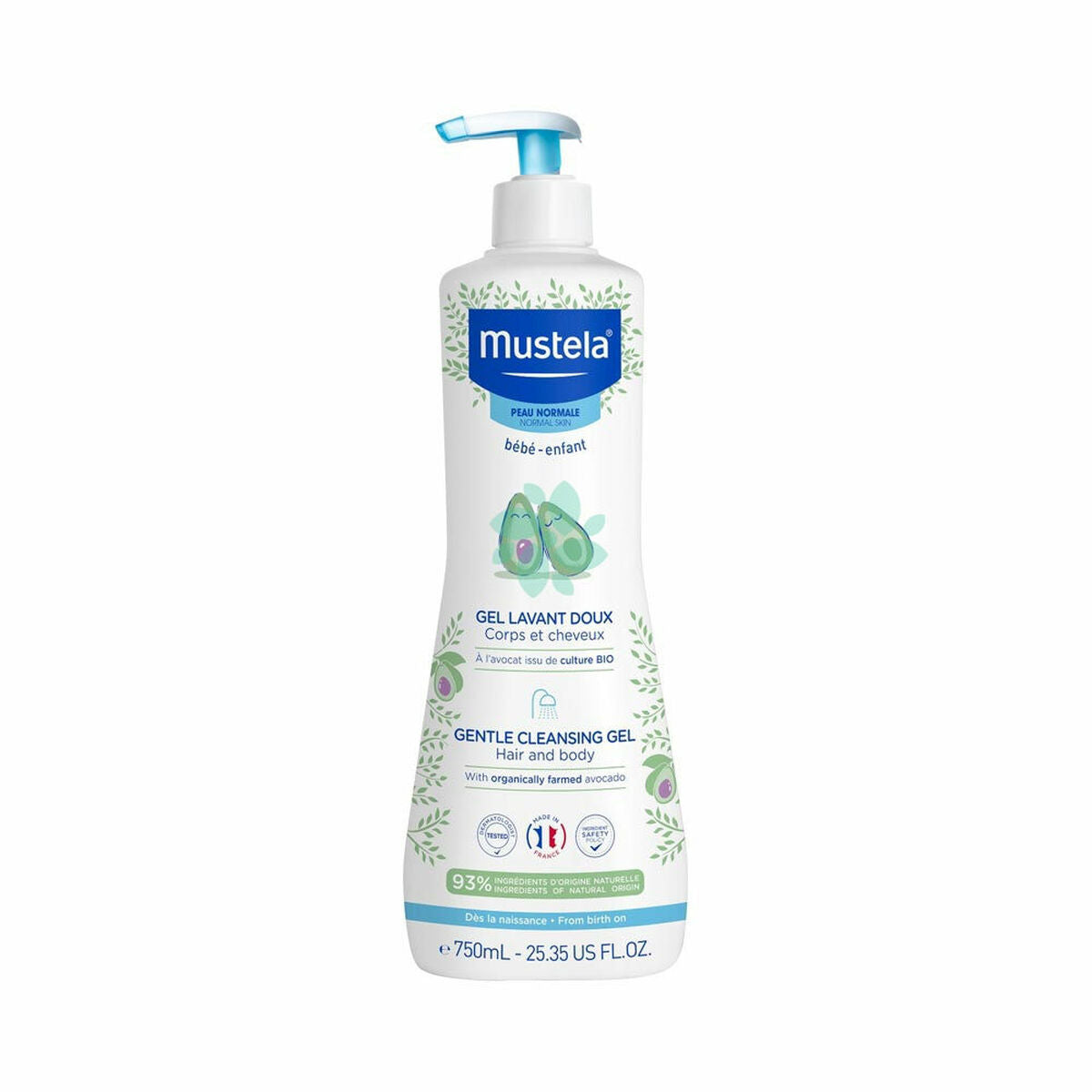 Badegel Mustela 3246125 750 ml