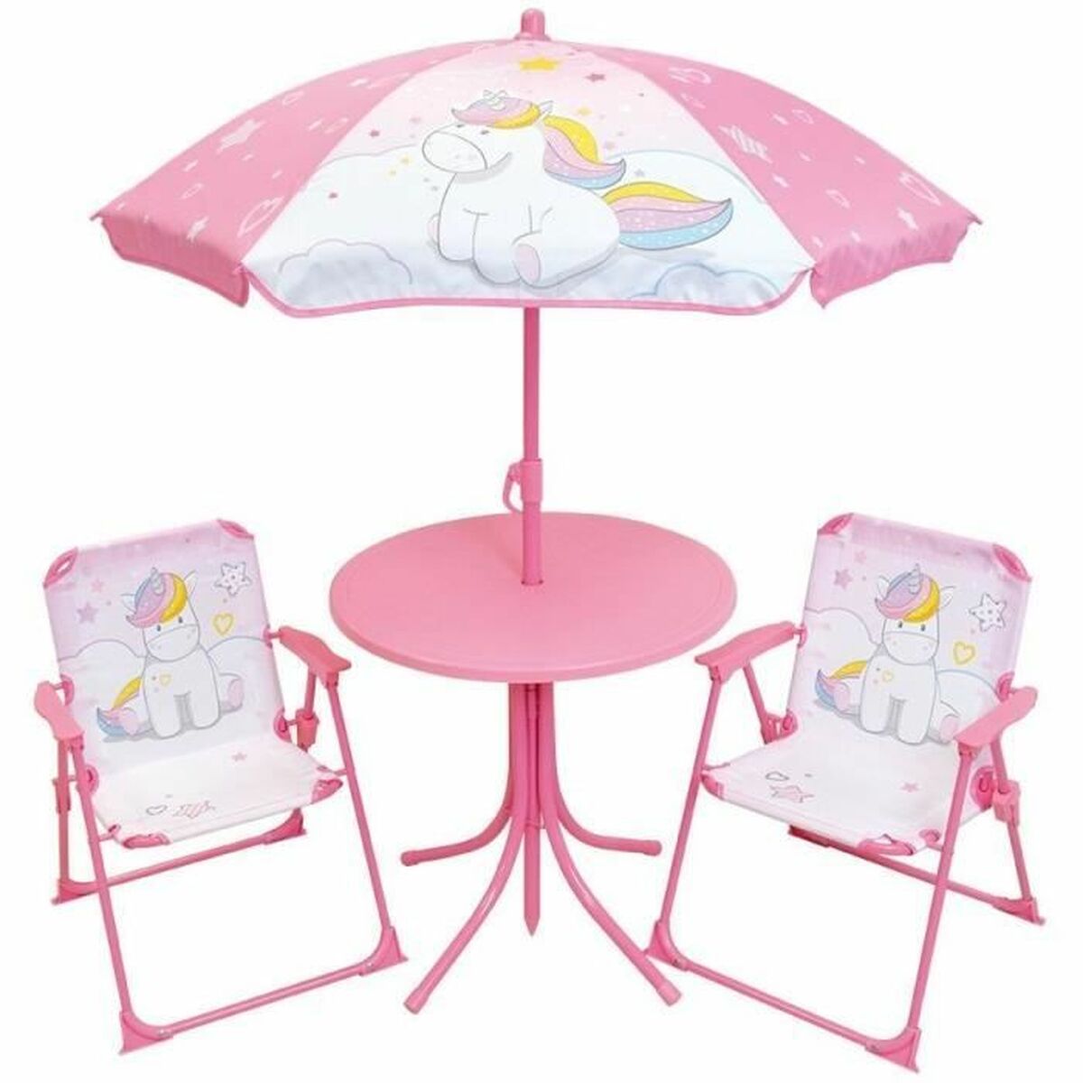 Tisch und Stuhl Set für Kinder Fun House Unicorn Rosa
