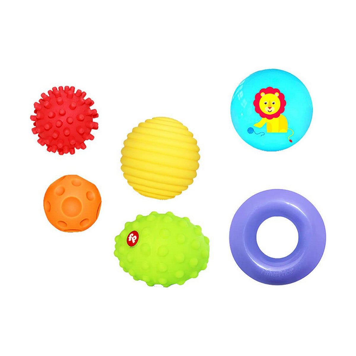 Bälle Fisher-Price Bunt 6 Stücke