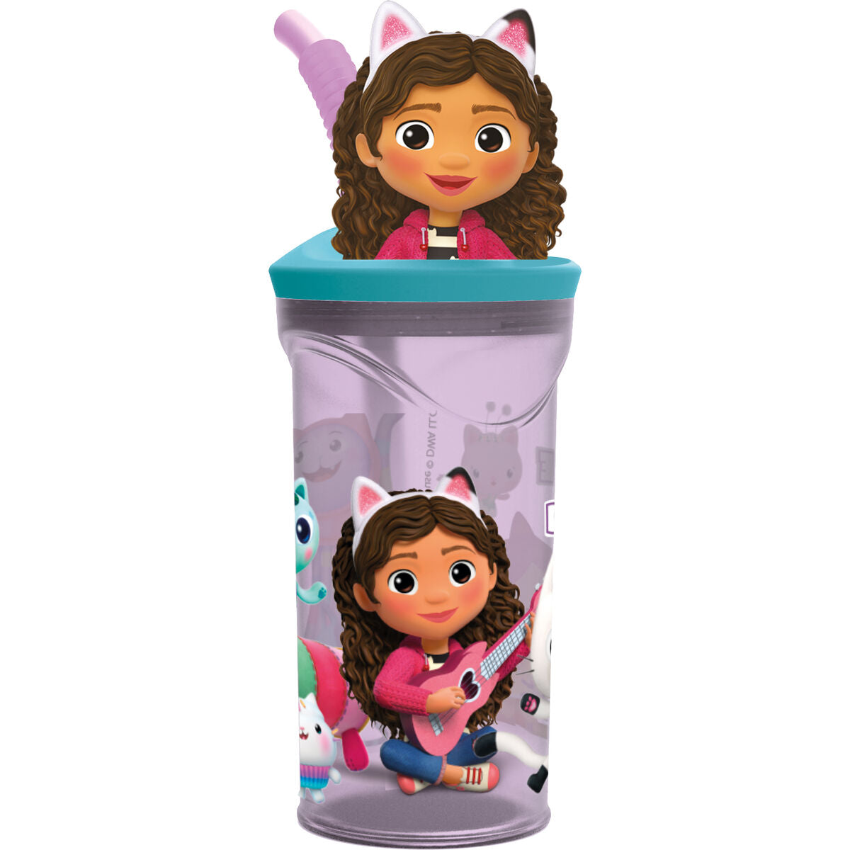 Becher mit Strohhalm Gabby's Dollhouse Party