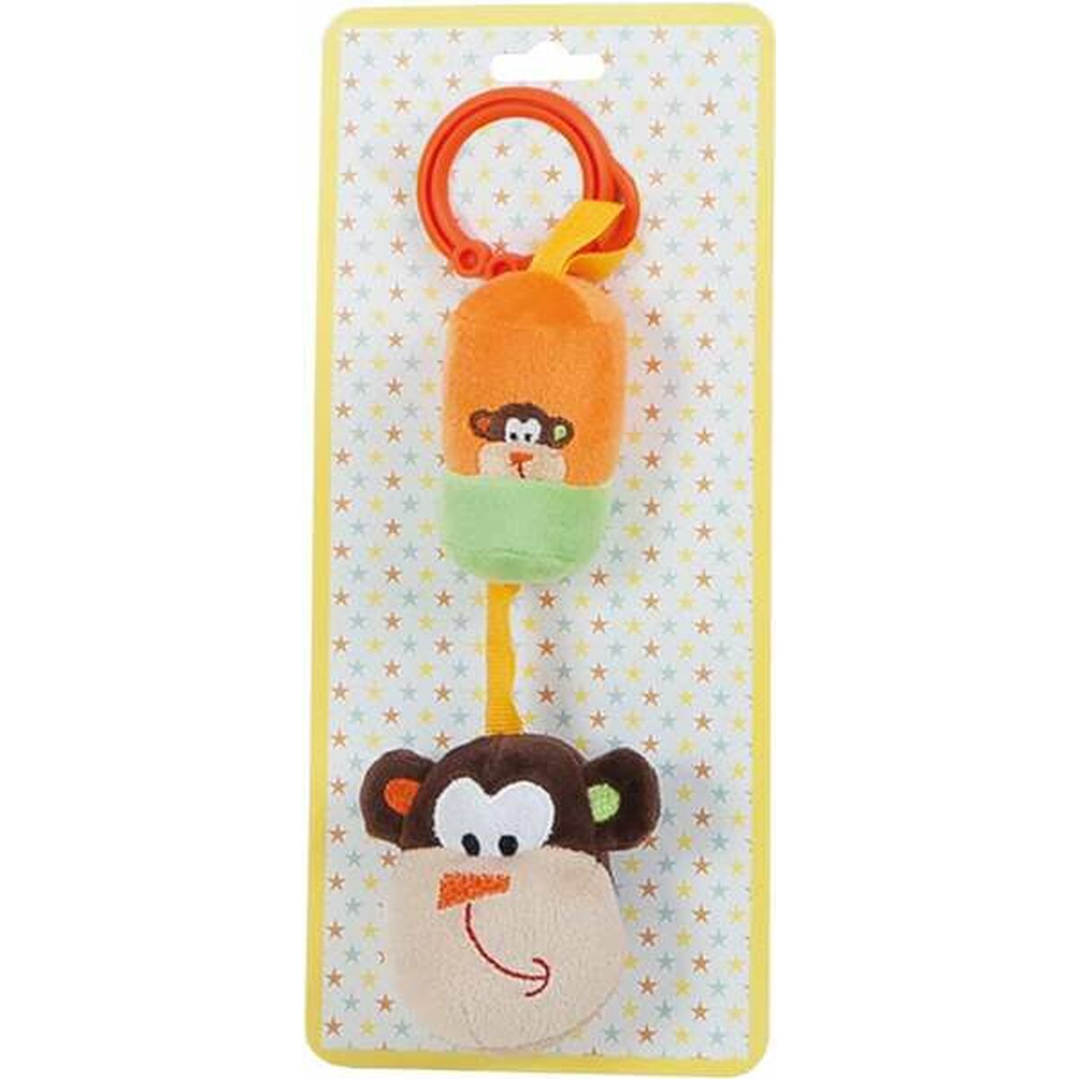 Rassel Affe Schelle 24 cm - Baby Greifrassel mit Schelle