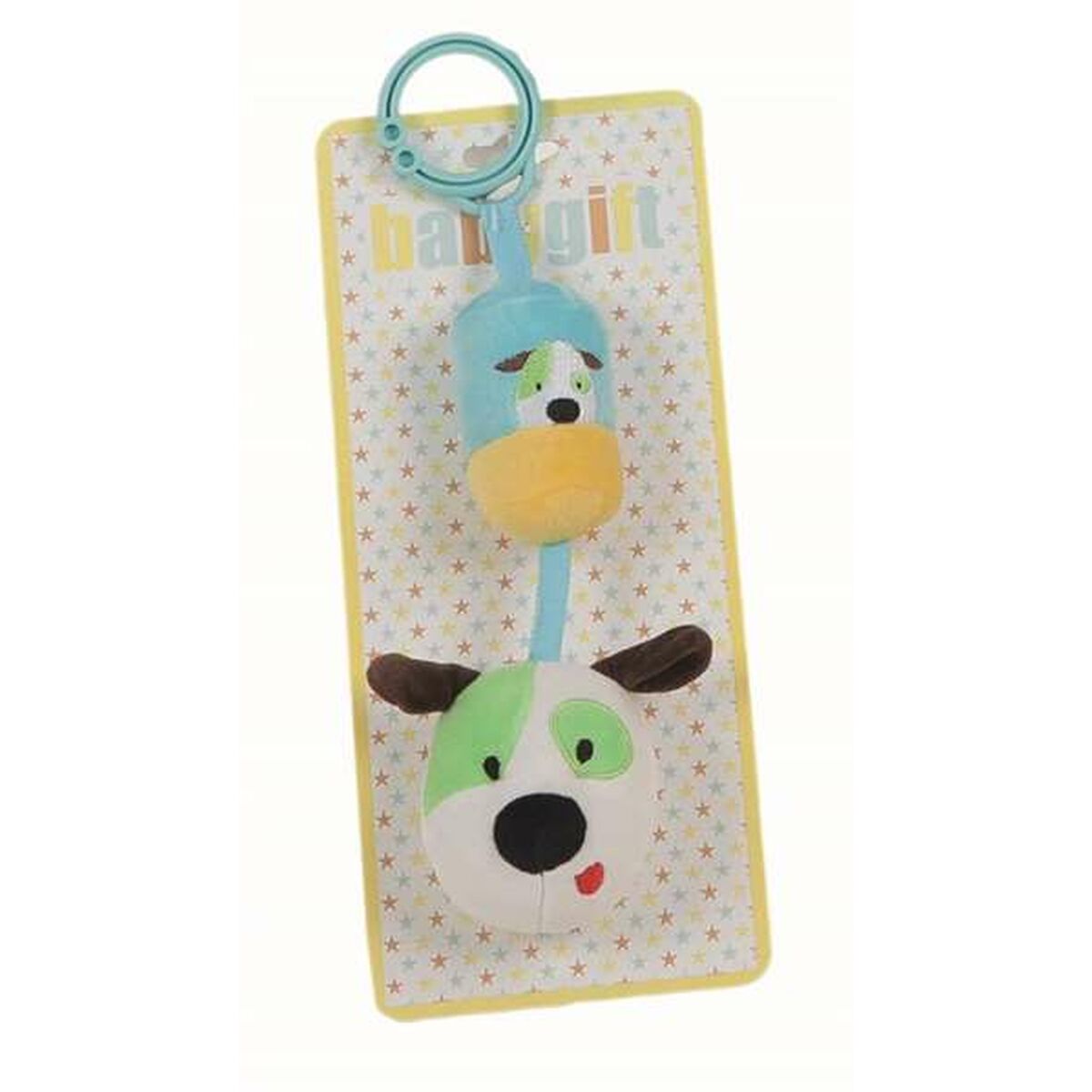 Rassel Hund Schelle 24 cm - Babyspielzeug mit Klingel und Rasseln