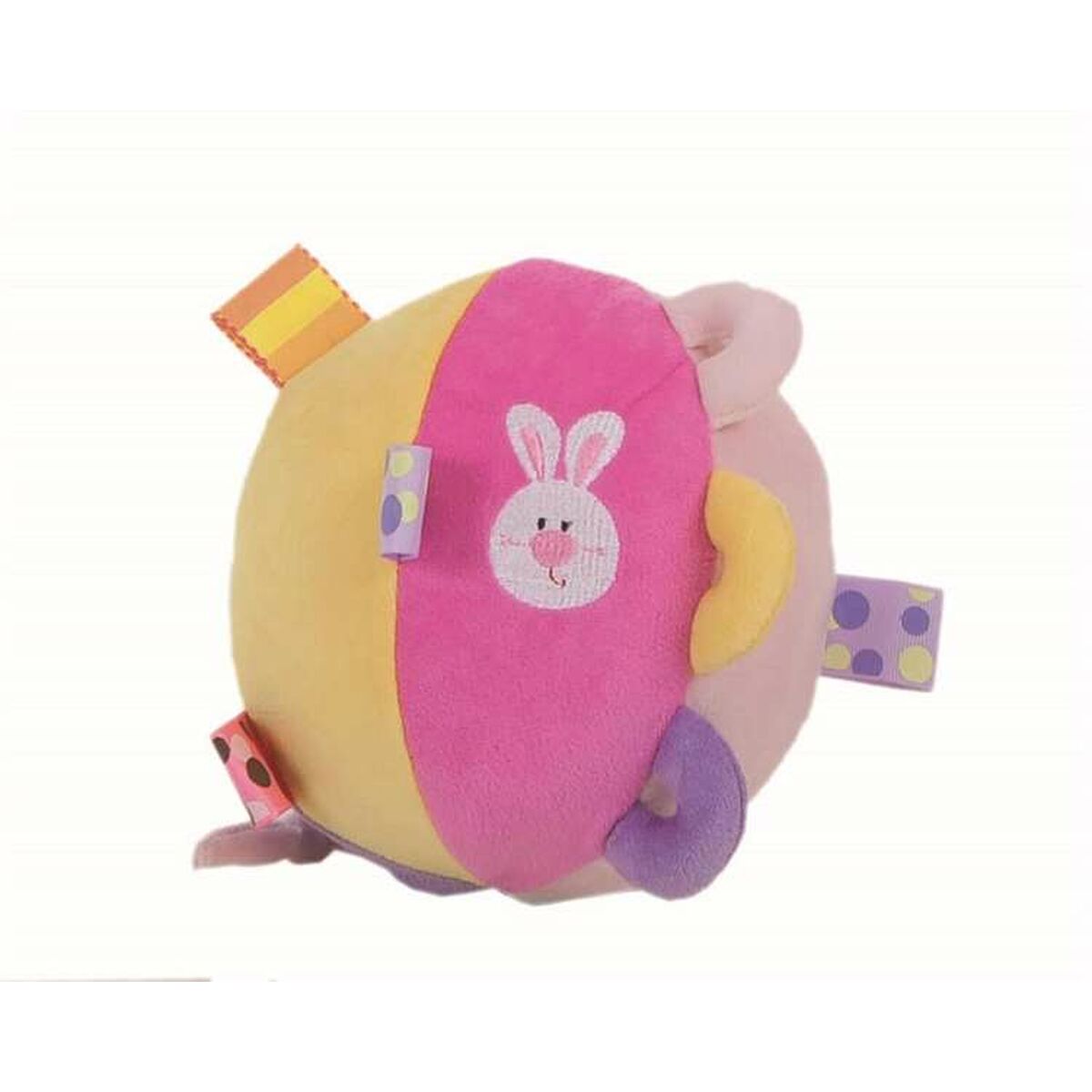 Weicher Ball Stofftier Hase als Plüschtier für Babys in Hasenform