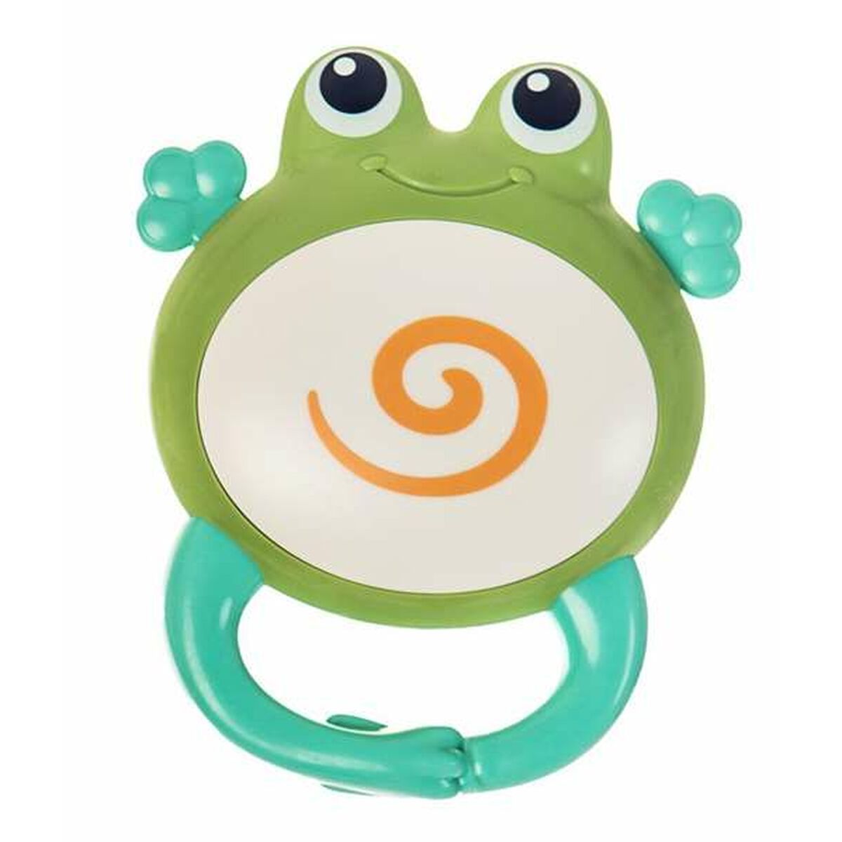 Rassel Frosch 11x9x3cm grün für Babys von BigBuy Fun