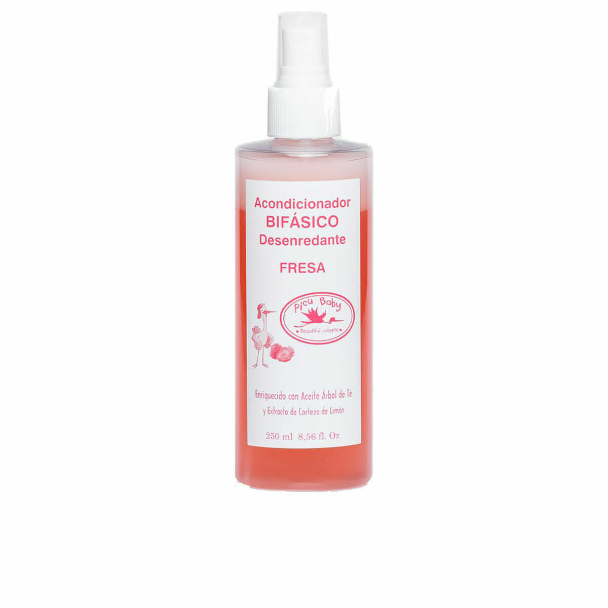Zweiphasen-Shampoo Picu Baby Bifásico 250 ml Entwirr-Spray Erdbeere