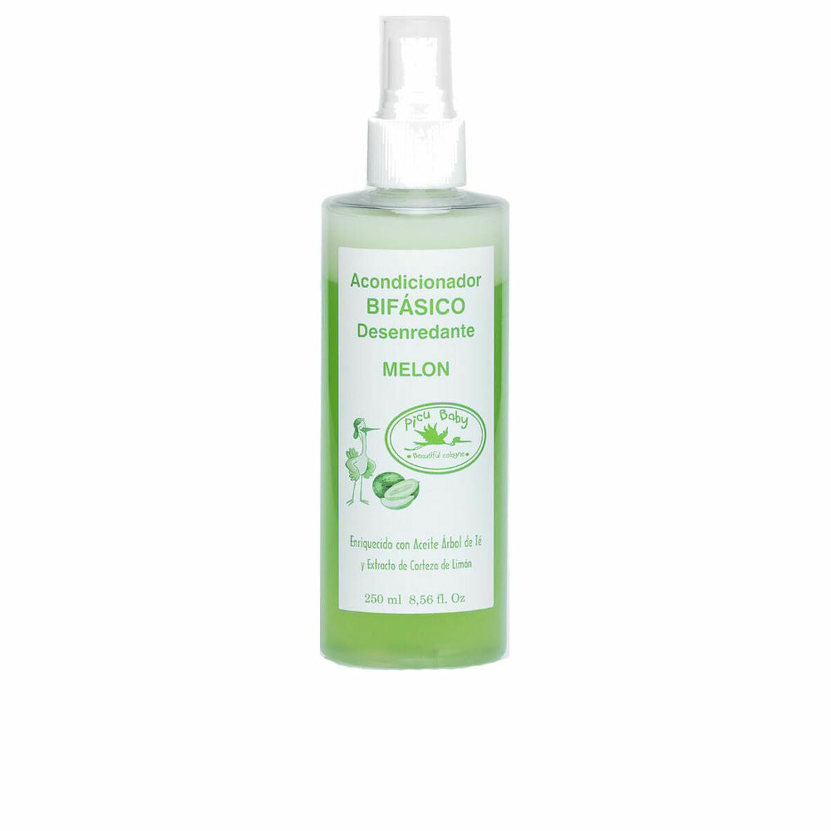 Zweiphasen-Shampoo Picu Baby Bifásico 250 ml Entwirr-Spray Melone