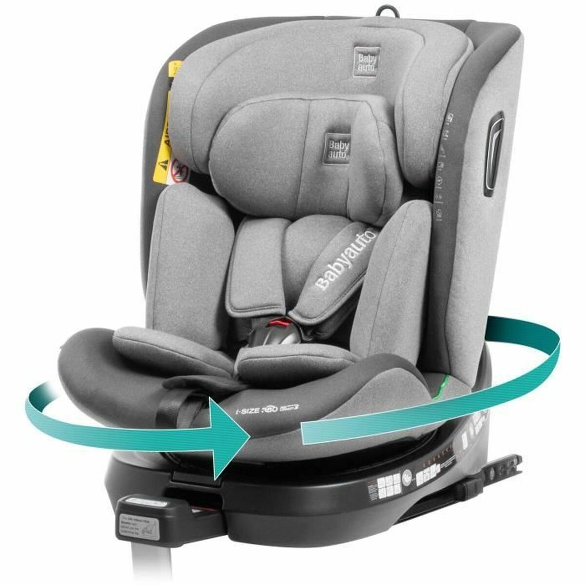 Autositz Babyauto Anthrazit 0 (de 0 a 10 kilos) I (9 - 18 kg) II (15-25 kg) III (22 - 36 kg) Für Kinder ECE R129