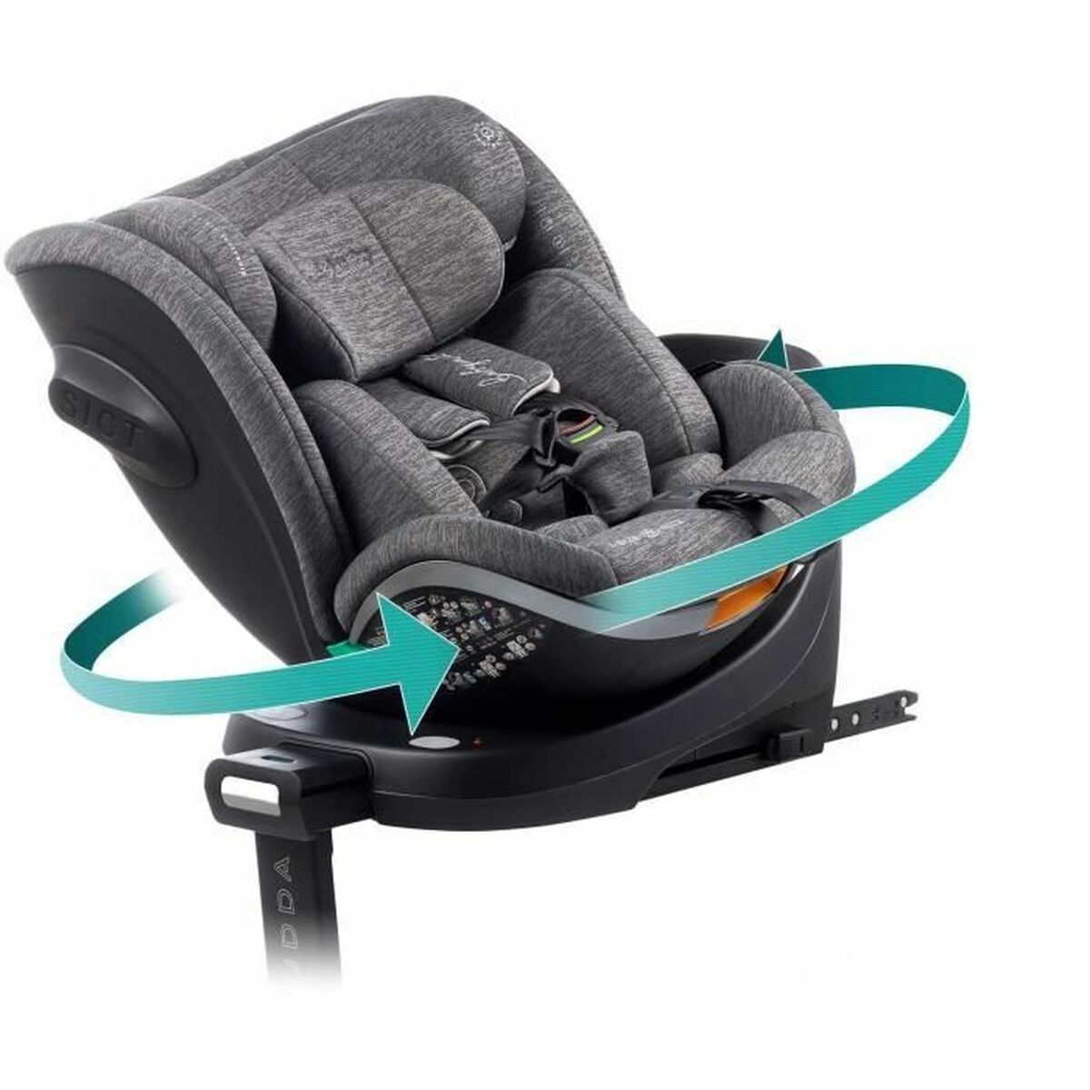 Autositz Babyauto SCUDDA GREY DOBBY Grau 0 (de 0 a 10 kilos) 0+ (de 0 a 13 kilos) I (9 - 18 kg) II (15-25 kg) III (22 - 36 kg) F