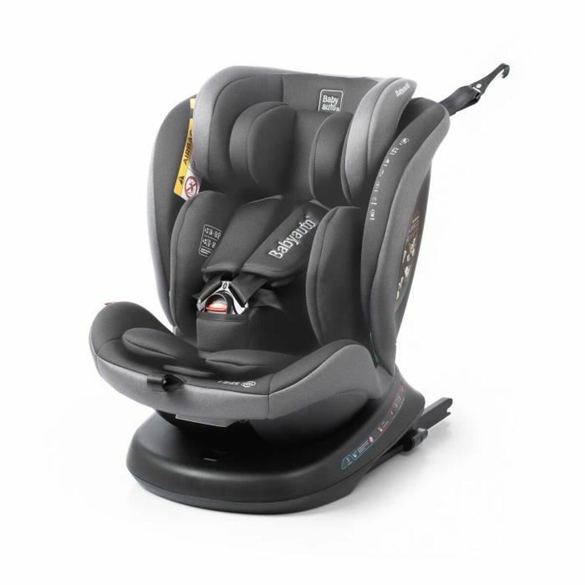 Autositz Babyauto RODIA Grau 0 (de 0 a 10 kilos) I (9 - 18 kg) II (15-25 kg) III (22 - 36 kg) Für Kinder ECE R129/04