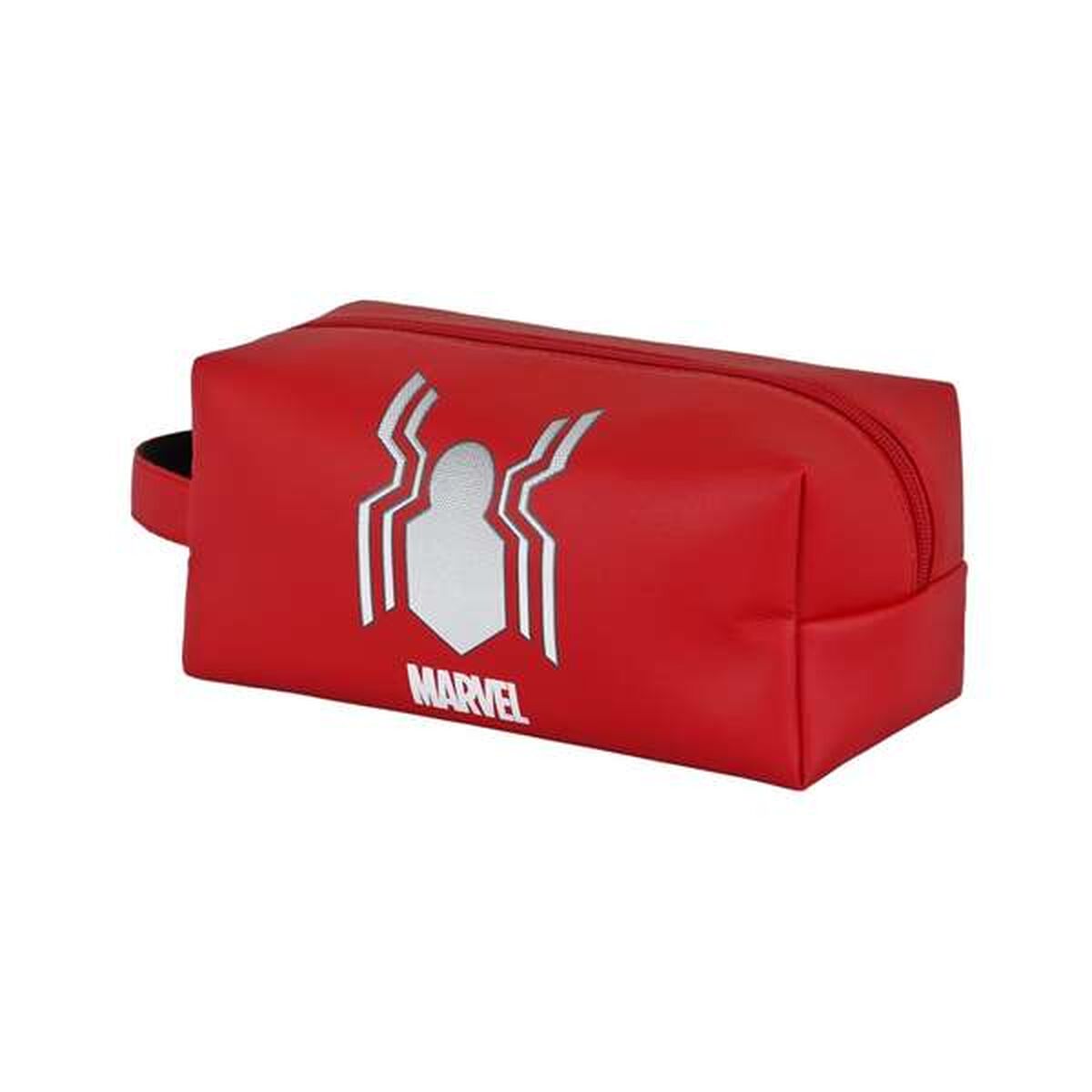 Kulturbeutel für die Schule Spider-Man Rot PVC 12 x 25 x 10 cm