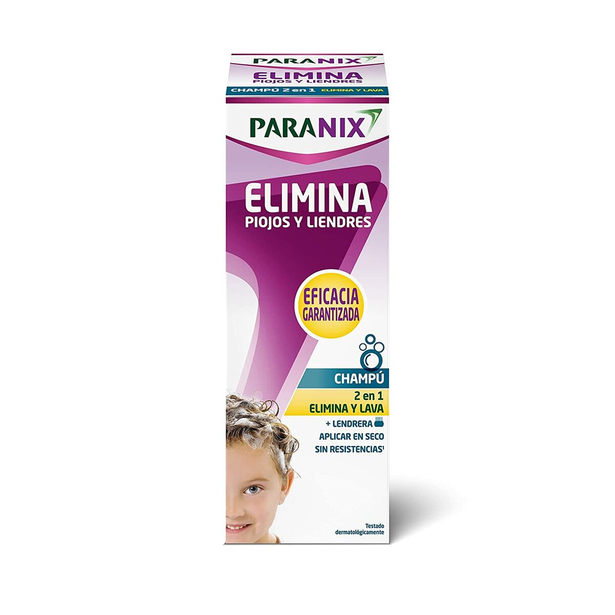 Anti-Läuse Shampoo Paranix Elimina Piojos Y Liendres Champú Lote 200 ml 2-in-1 2 Stücke